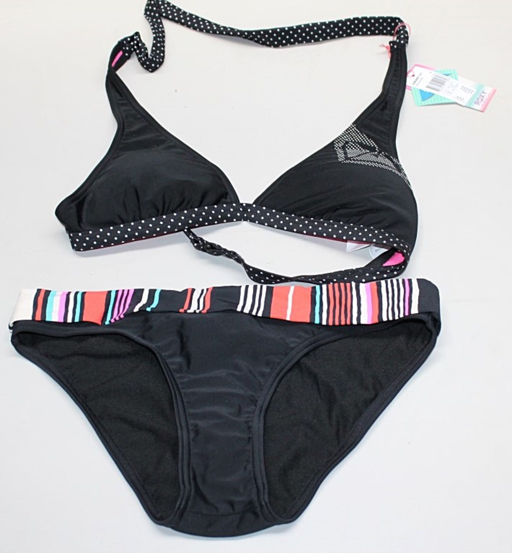 60 x Assorted ROXY Bikini Tops & Bottoms - Various Colours & Styles - Sizes Range From Small To