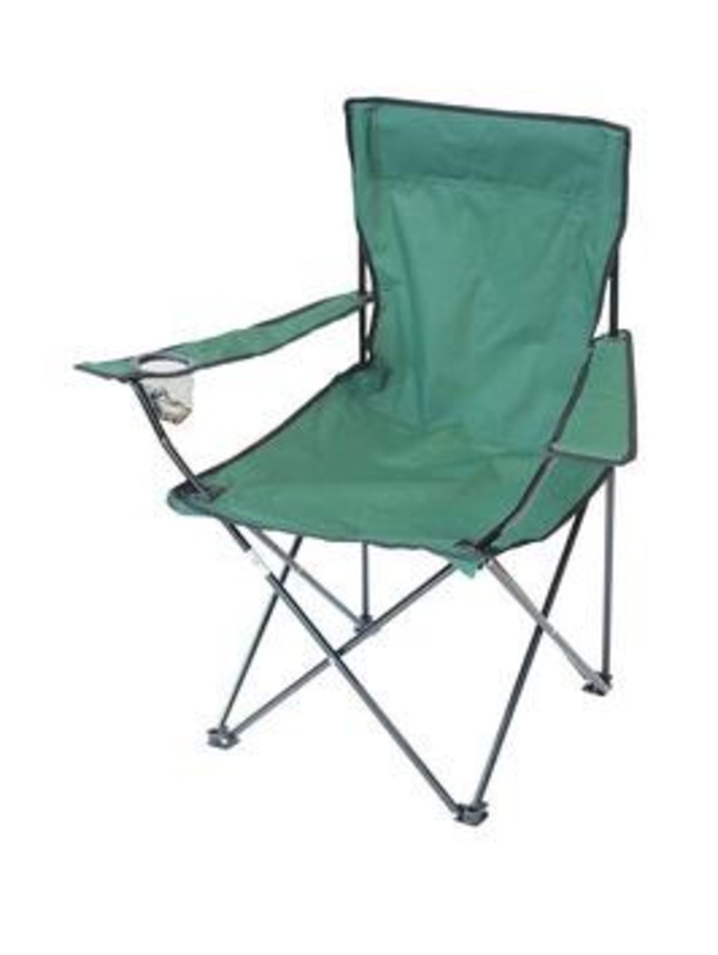 1 x Yellowstone Camping Chair - No Assembly Required - Compact, With Steel Frame - Brand New In