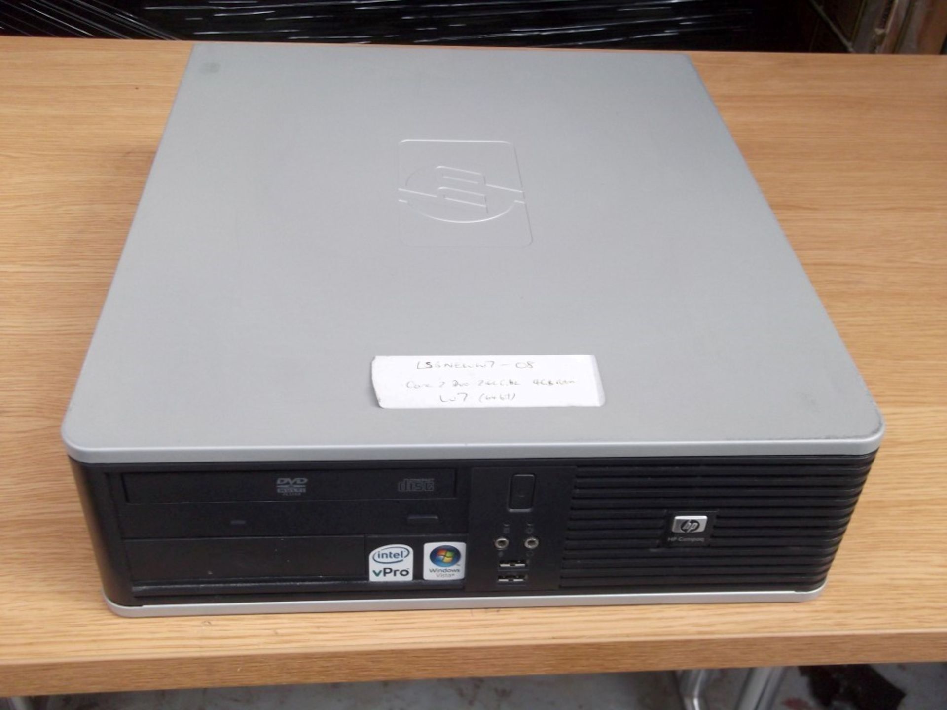 1 x HP DC7800 Desktop Computer - Intel Core 2 Duo 2.66 Ghz / 4gb Ram - HARD DISK DRIVE REMOVED - - Image 4 of 7