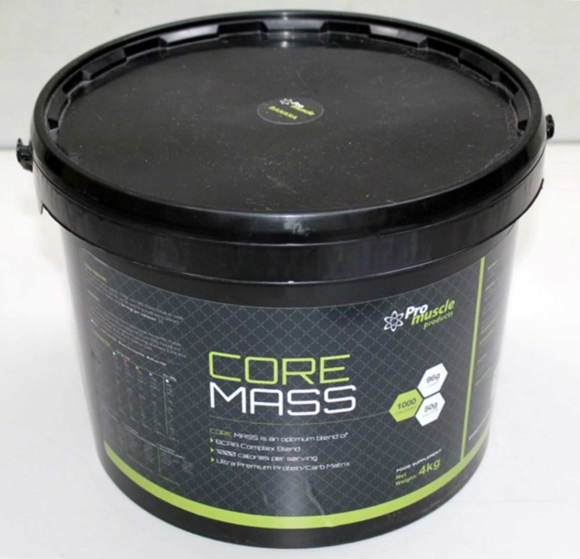 1 x Pro Muscle CORE MASS GAINER Food Supplement (4KG) - Flavour: BANANA - New Sealed Stock - Best - Image 2 of 4