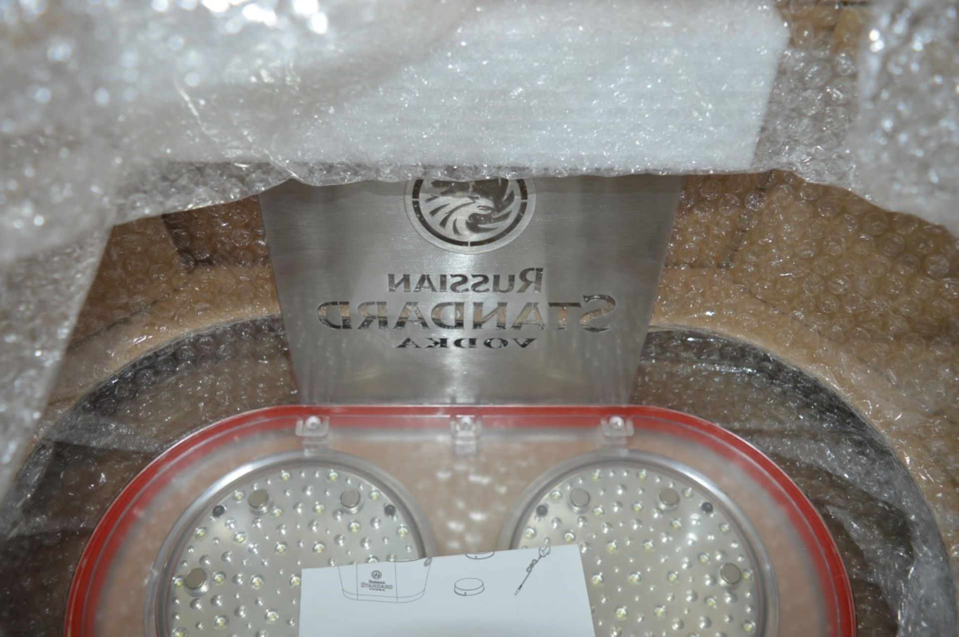 1 x Russian Standard Vodka Promotional Multi Bottle Bar Cooler With LED Lights - Features Two - Image 6 of 11