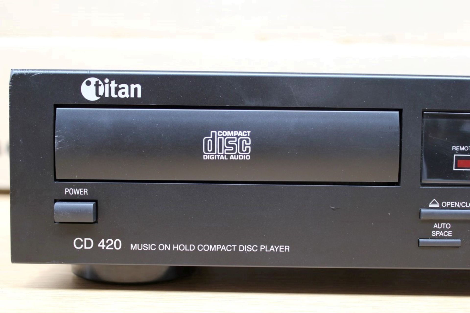 1 x TITAN Music On Hold CD Player - CD420 - Preowned, In Good Condition - UK Power Cord- Ref: - Image 3 of 5