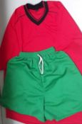 1 x Box Of Assorted Football Shirts & Shorts -  Features A Total Of 29 x Items - British Made -