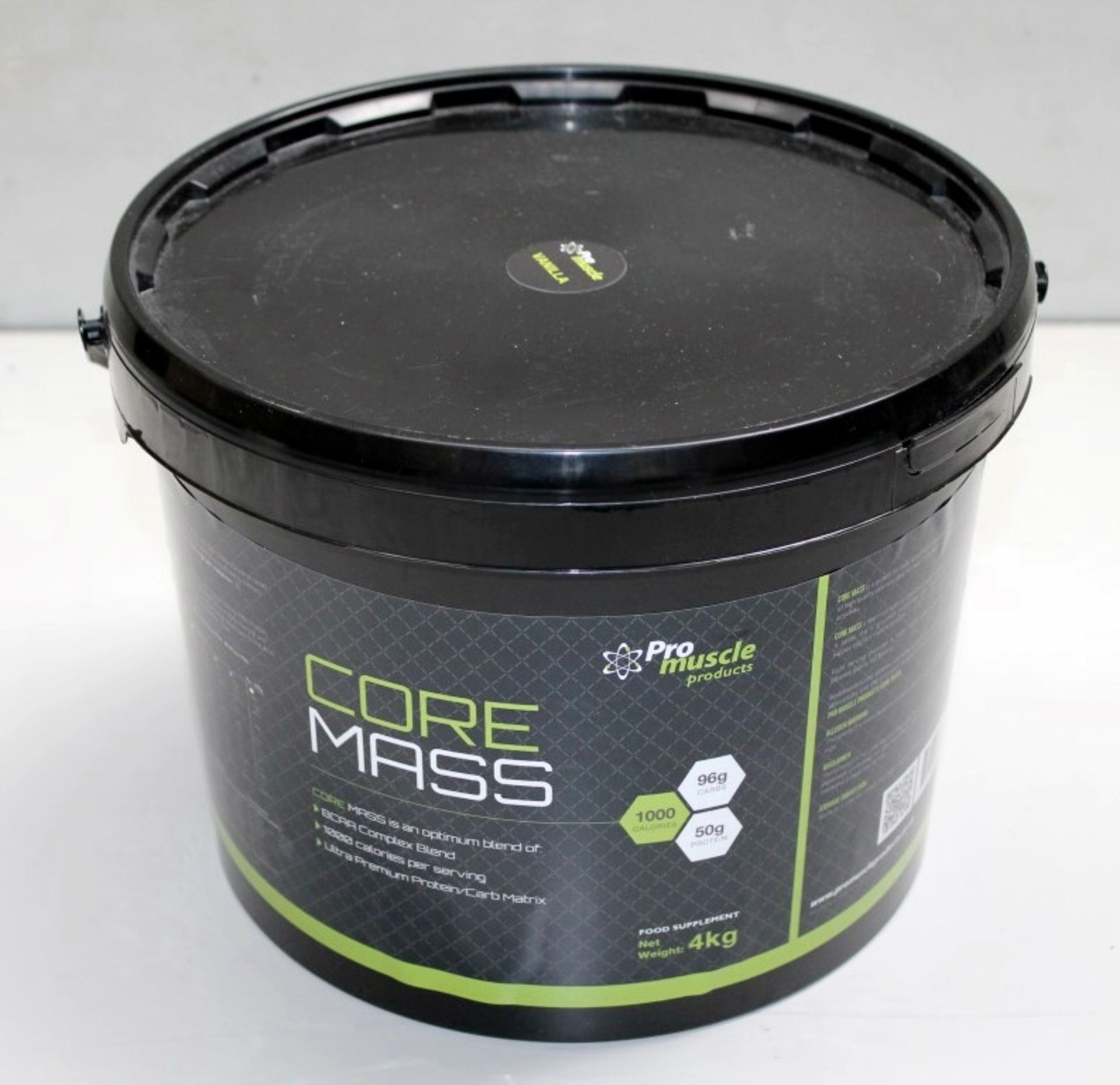 1 x Pro Muscle CORE MASS GAINER Food Supplement (4KG) - Flavour: Vanilla - New Sealed Stock - Best - Image 2 of 4