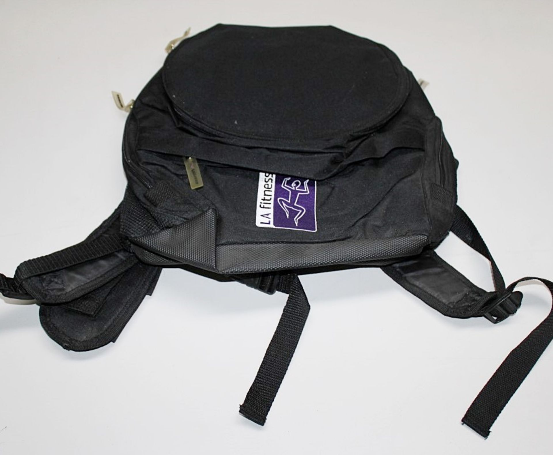 7 x LA Fitness Branded Rucksacks in Black - New - Ref: JIM042 - Location: Altrincham WA14 - New & - Image 2 of 4