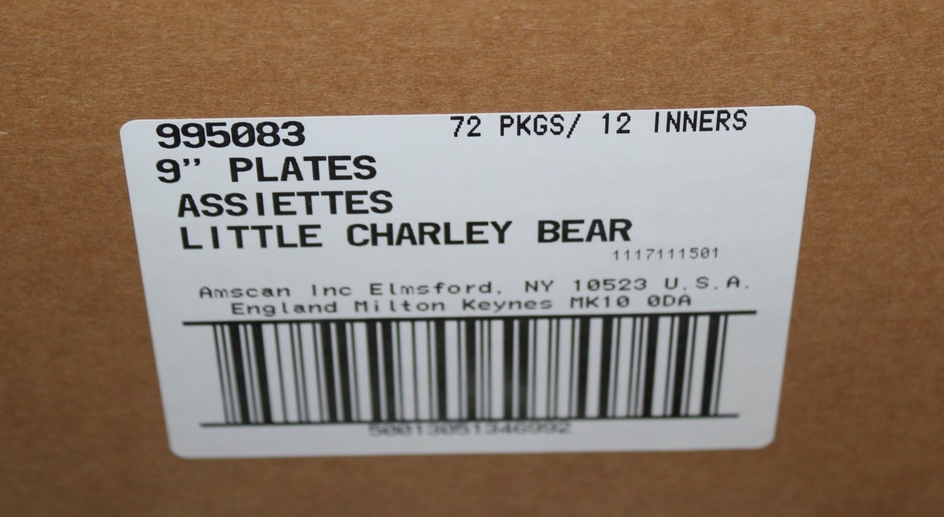 **PALLET LOT** Little Charlie Bear Partywear - Includes Boxes of Paper Plates & Notes Pads - - Image 7 of 12