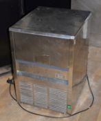 1 x Migel KL41 Ice Maker Machine - Stainless Steel Finish - For Commercial User - 50kg Capacity -