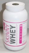 1 x ProMuscle "Skinny Whey" Food Supplement - (907g = 23 servings) - Chocolate Flavour - New
