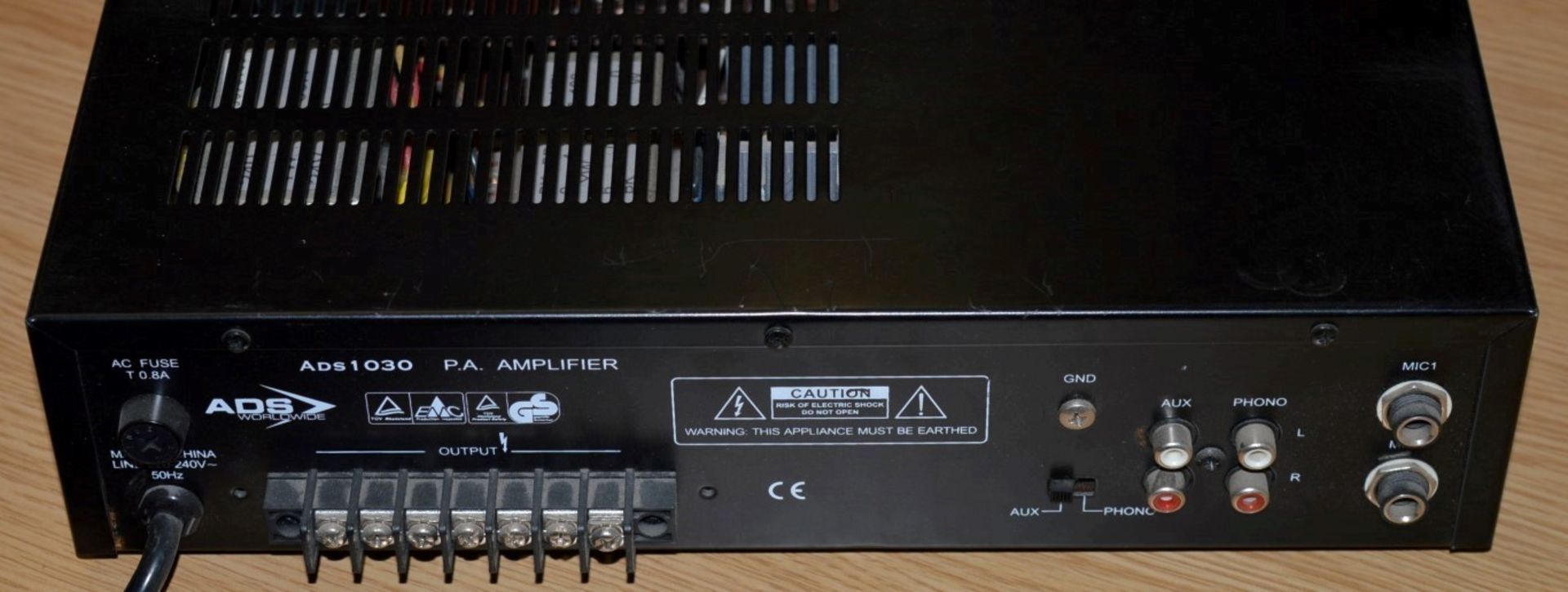 1 x ADS 1030 - 30W 100V PA Amplifier - Working Order - CL011 - Location: Altrincham WA14 - RRP £ - Image 2 of 3