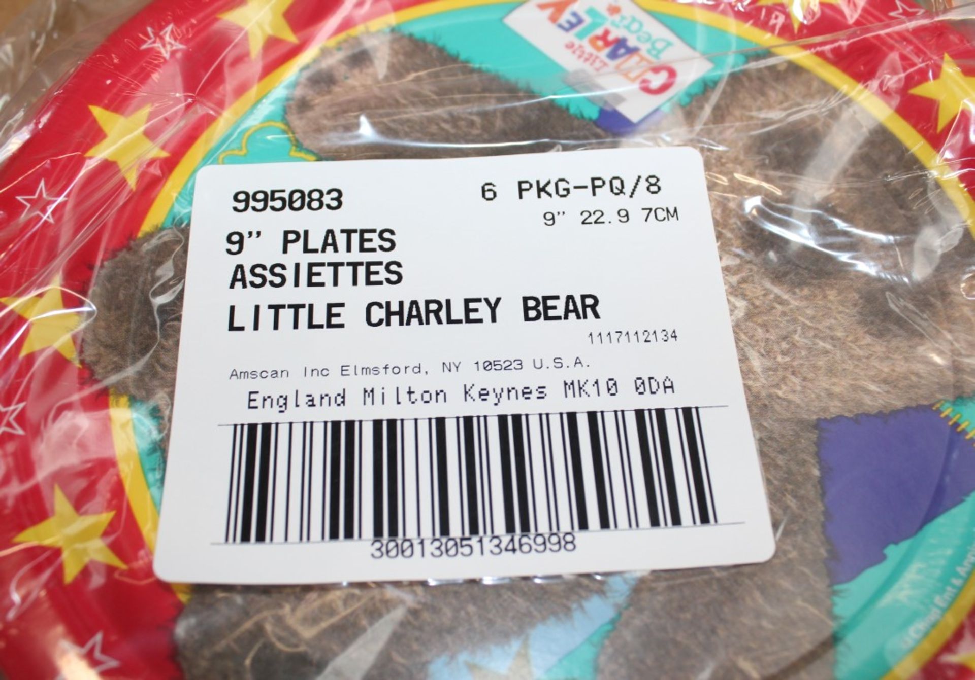 **PALLET LOT** Little Charlie Bear Partywear - Includes Boxes of Paper Plates & Notes Pads - - Image 8 of 12
