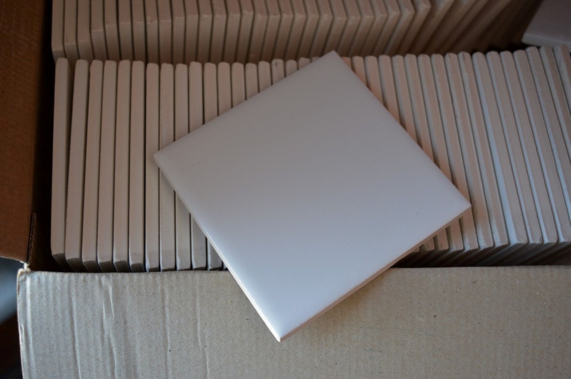 7 x Boxes of Matrix Chalk Matt Wall Tiles - Lot Includes 7 Boxes of 100 Tiles - Tile Size - Image 2 of 3