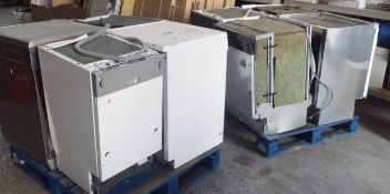 8 x Branded Dishwashers for Spares or Repairs - Brands Include Bosch, Whirlpool, Maytag,