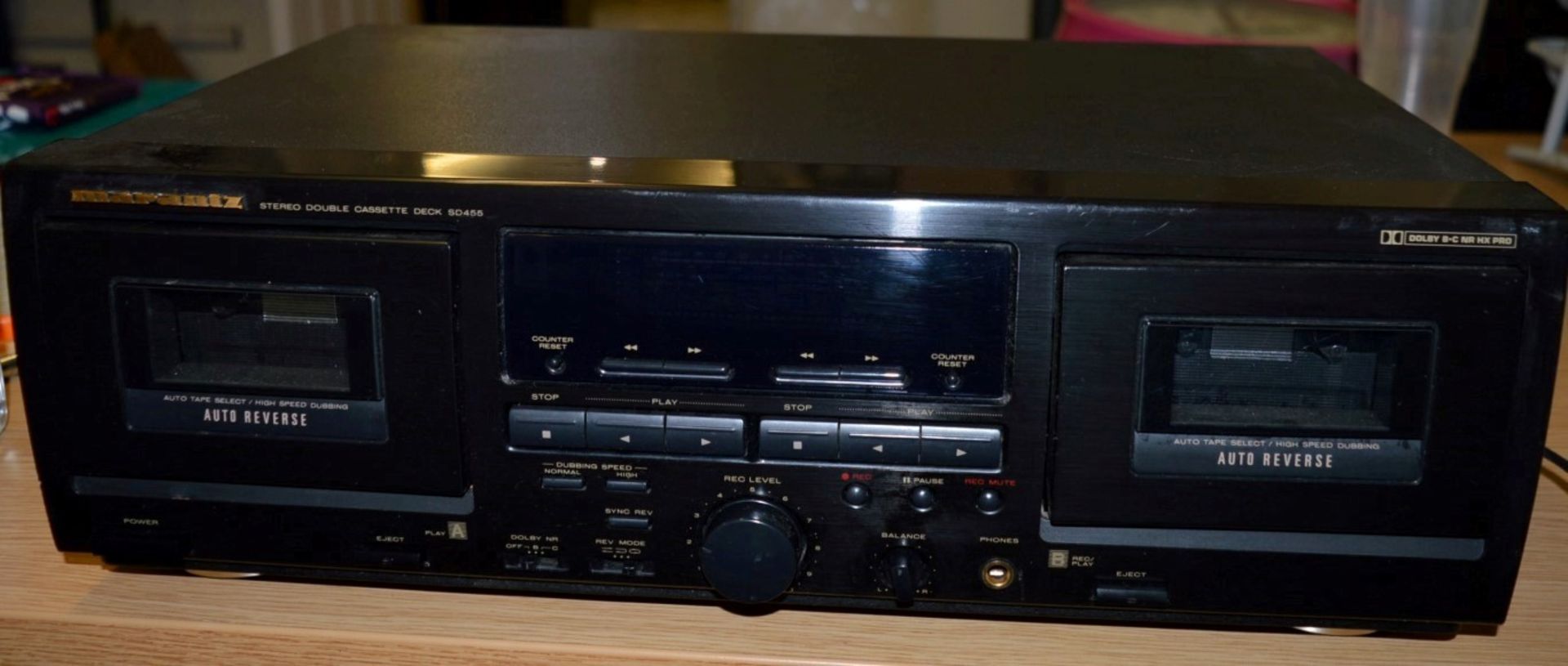 1 x Marantz Stereo Double Cassette Deck - Model SD455 - Working Order - CL010 - Location: Altrincham