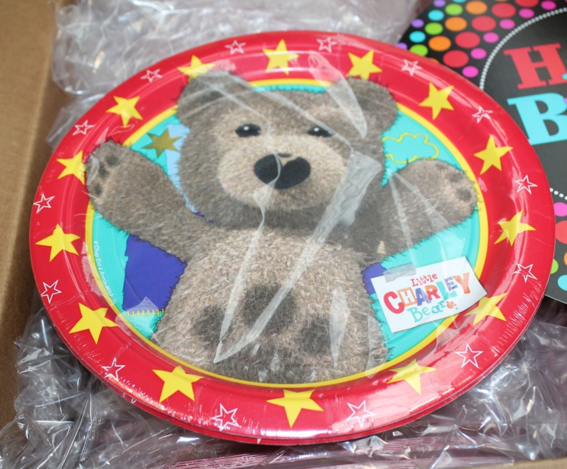 **PALLET LOT** Little Charlie Bear Partywear - Includes Boxes of Paper Plates & Notes Pads - - Image 9 of 12