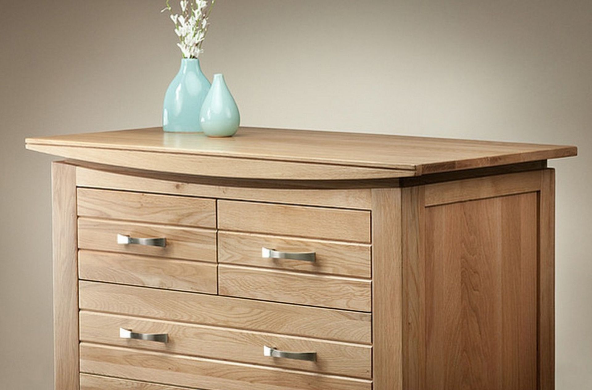 1 x Matlock Solid Oak 2 Over 2 Chest of Drawers - MADE FROM 100% AMERICAN SOLID OAK - CL112 - New, - Image 2 of 2