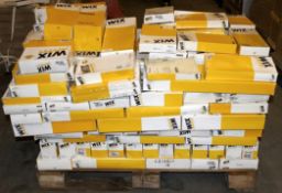 Approx 200 x Assorted "Wix" Car Air & Oil Filters – New / Unused Boxed Stock – Wix102 – CL045 –