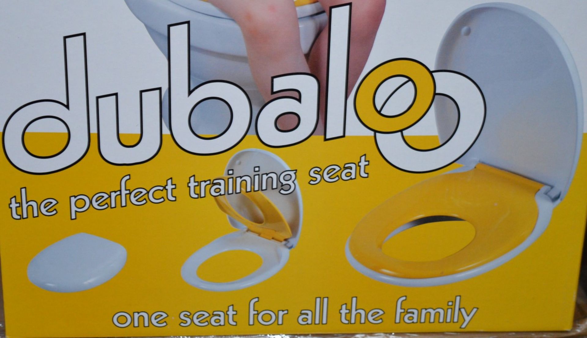 1 x Dubaloo 2 in 1 Family Training Toilet Seat - One Seat For All The Family - Full Size Toilet Seat - Image 5 of 6