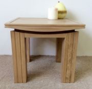 1 x Matlock Solid Oak Lamp Table - MADE FROM 100% AMERICAN SOLID OAK - CL112 - New, Ready Built &