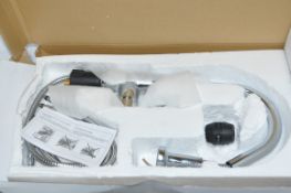 1 x Chrome Kitchen Mixer Tap - Used Commercial Samples - Boxed in Good Condition – No Fittings -