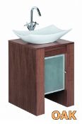 1 x Vogue ARC Series 2 Type D Bathroom VANITY UNIT in LIGHT OAK - Manufactured to the Highest