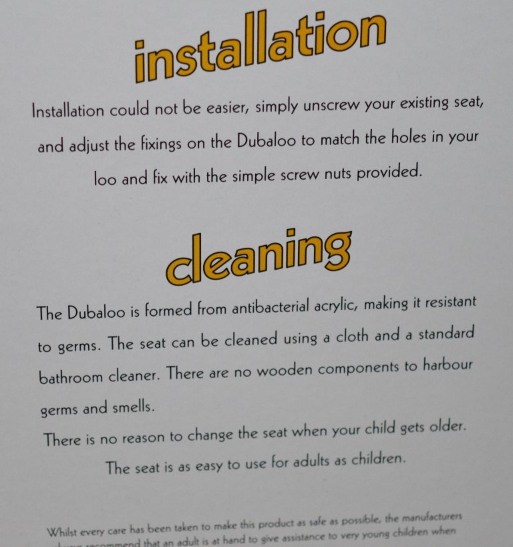 1 x Dubaloo 2 in 1 Family Training Toilet Seat - One Seat For All The Family - Full Size Toilet Seat - Image 4 of 6