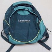 10 x LA Fitness Branded Ruck Sacks - Multi-Pocketed, Padded, With Cushioned Straps - Colour: Green -