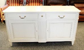 1 x Mark Webster Shabby Chic Sideboard – 2 Door, 3 Drawer - Ref F101 – Ex Display Stock In Excellent