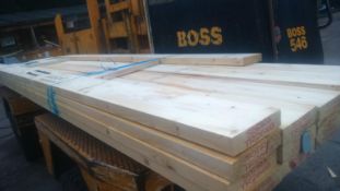 17 x Pieces of Unused TR26 Grade Timber - Size: 47 x 197 - Includes 16 x 4.8m and 1 x 3.0m Lengths -