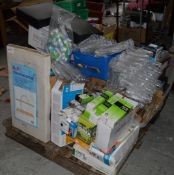 1 x Assorted PALLET of Stationary - Includes Box Files, Toner Cartridges, Printer Inks, Drinking