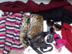 150 x Items Of Assorted Women's / Girls Clothing & Accessories - Mostly Knitwear, Scarves, Gloves