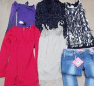 **MUST SEE** Over 120 x Items Of Ladies Clothing - New With Tags - Includes: Dresses, Tops,