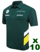 10 x CATERHAM F1 Team Polo Shirts - Size: All Small - CL155 - Ref: JIM109 - New & Sealed - Location: