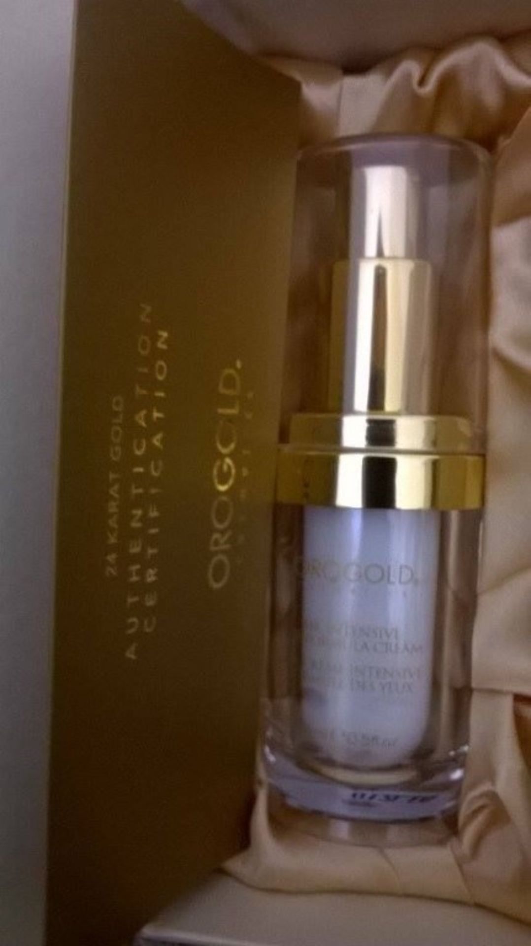 1 x Orogold 24K Intense Eye Formula Cream 15g - Reduces the Appearance of Dark Circles Around the - Image 3 of 4