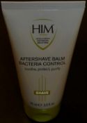20 x HIM Intelligent Grooming Solutions - 75ml AFTERSHAVE BALM BACTERIA CONTROL - Brand New