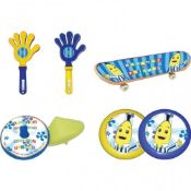 **PALLET LOT** Banana In Pajamas Partyware - Lot Includes 2160 x Pkts Of Drinking Straws & 384 x