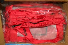 50 x Royal Mail Posting Bags - 35 x 37 cms - Red Postage Bags with Zippers. Ideal For Businesses,