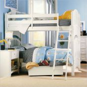 1 x Lea Getaway Twin over Twin Bunk Bed - Unused With Cosmetic Blemishes - CL011 - Pictures to