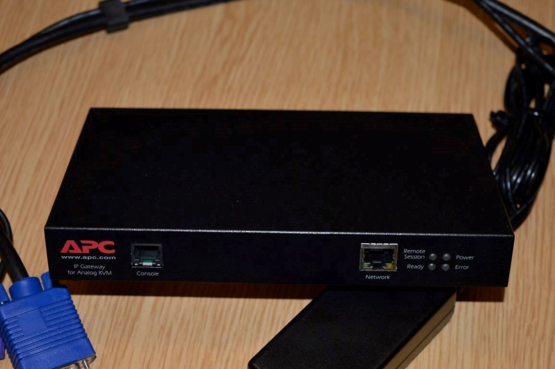 1 x APC IP Gateway for Analog KVM Switch - Model AP5456 - With PSU and Cable - Removed From - Image 3 of 4