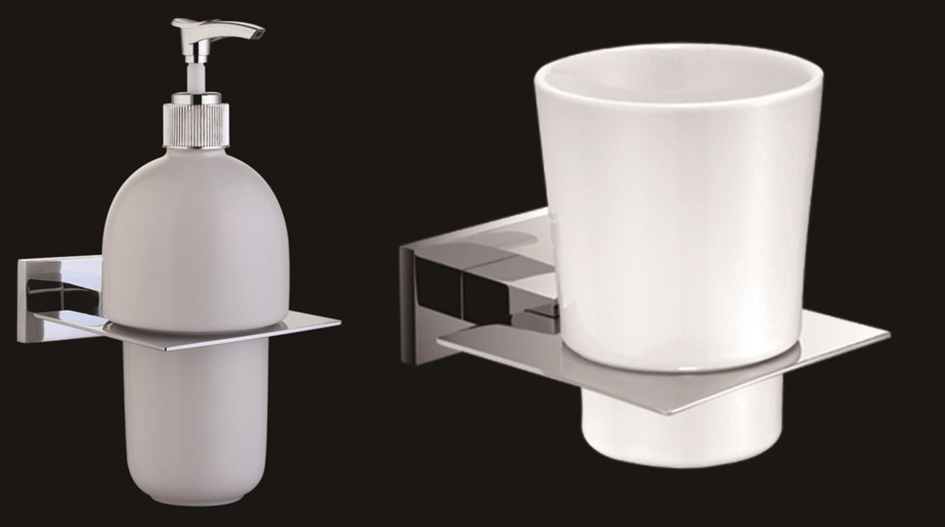 1 x Vogue Series 6 Bathroom Accessory Set in Chrome - New Boxed Stock - Includes 3 Piece Set - Image 5 of 5