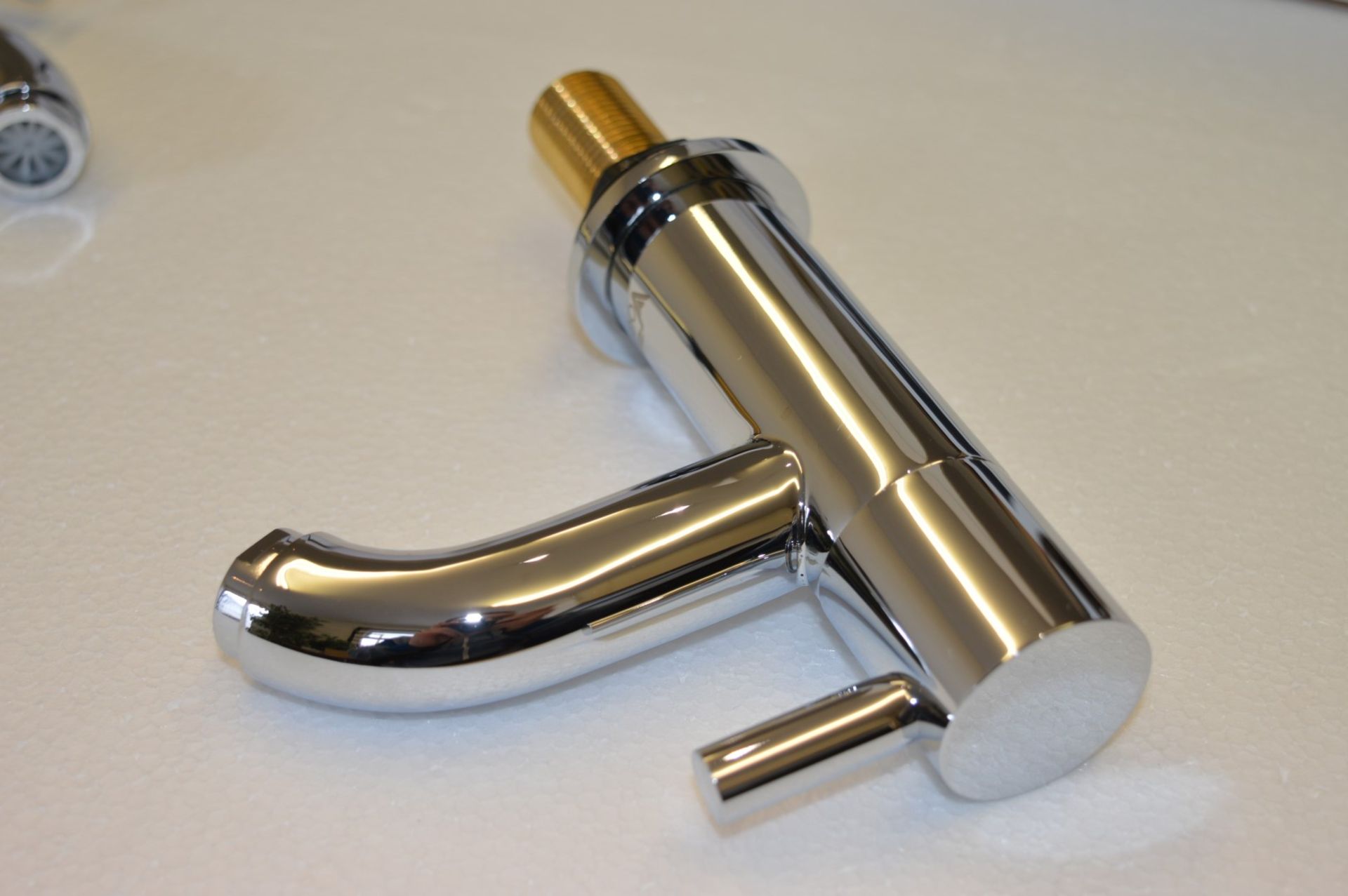 1 x Series 5 Basin SINK TAPS - Vogue Bathrooms Platinum Brassware Collection - Pair of - - Image 3 of 9