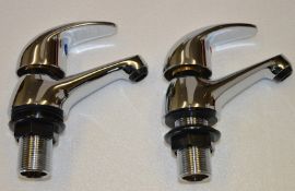 1 x Vogue Carmina Bath Taps - Pair Of - Vogue Bathrooms Gold Brassware Collection - High Quality