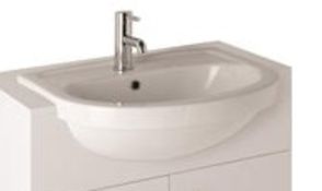20 x Vogue Bathrooms KUDOS Single Tap Hole SEMI RECEESED SINK BASINS - 550mm Width - Brand New Boxed