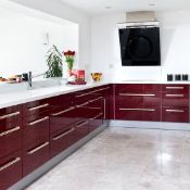 146 x Glacier Burgundy / Anthra Kitchen Door Packs - Various Sizes Included - CL160 - New Boxed