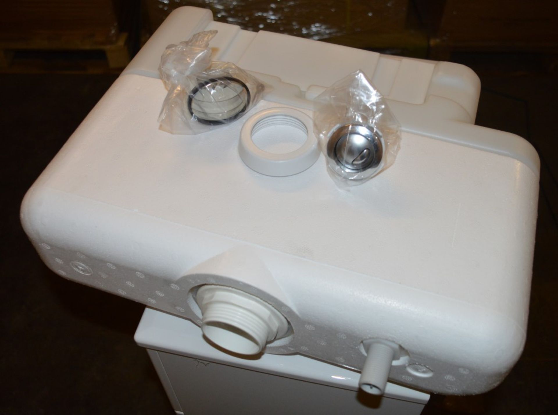 10 x Venizia BTW Toilet Pan Units in Gloss White With Concealed Cisterns - 500mm Width - Includes - Image 2 of 6