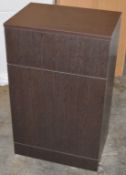 1 x Venizia BTW Toilet Pan Unit in Wenge With Concealed Cistern - 500mm Width - Brand New Boxed