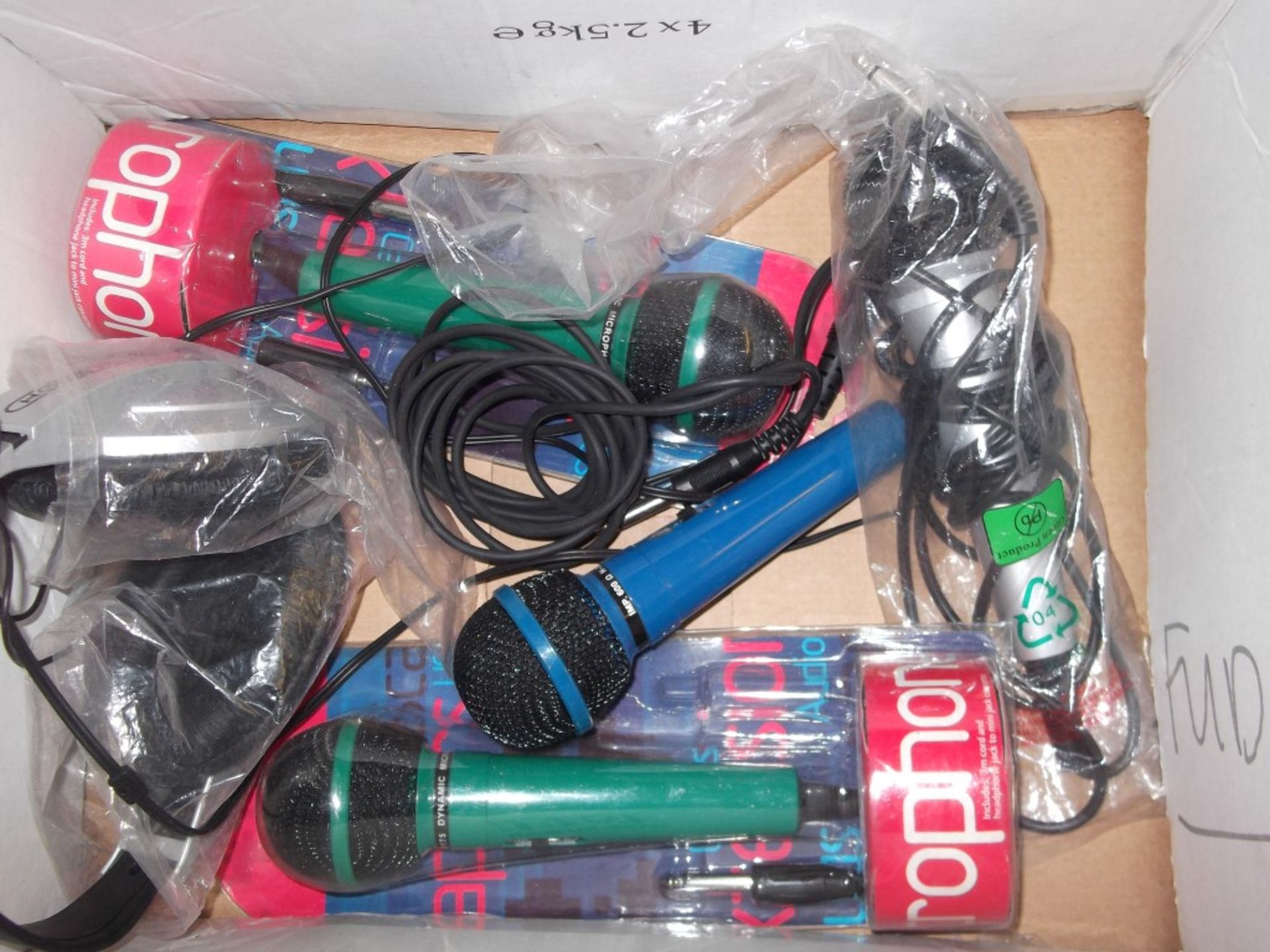 1 x Box Of Assorted Sound Equipment - Includes Professional Microphones, Tape Deck, Mixed Audio - Image 2 of 4