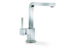 1 x Baumatic AT211CH Solo-Cube Gemoetric Mixer Tap Chrome – NEW & BOXED – CL053 – Location: