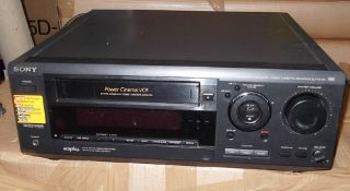 1 x Sony SLV-AV100 - Combination Amplifier, Receiver & VHS - Boxed With Remote - Working Condition -