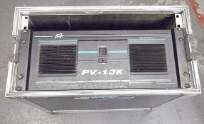 1 x Peavey Professional Stereo Power Amplifier PV-1.3K - In Good Working Condition In Flight