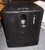 1 x Numark M80 Powered Speaker - With Built In Amp, 65 watts - Pre-owned In Good Working Condition
